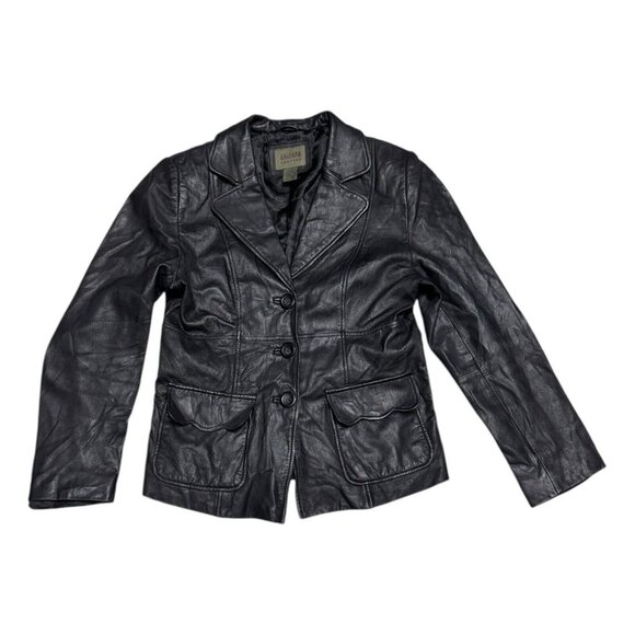 John Paul Richard Jackets & Blazers - VINTAGE LEATHER John Paul Richard 90s Retro Casual Designer Jacket Womens 10